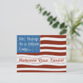 Trump Tax Day Postcard氏 ポストカード (スタンド正面)