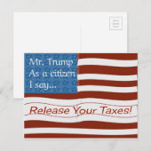 Trump Tax Day Postcard氏 ポストカード (正面/裏面)