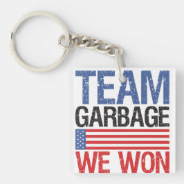 Trump - Team Garbage We Won キーホルダー