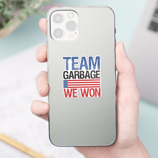Trump - Team Garbage We Won シール (スマートフォン)