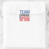 Trump - Team Garbage We Won スクエアシール (バッグ)