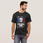 Trump They Hate Us Cuz They Ain't Us 4th Of ジョーク Tシャツ (正面フル)