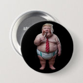 Trump Toddler Button 缶バッジ (正面&裏面)