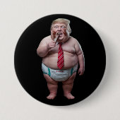 Trump Toddler Button 缶バッジ (正面)