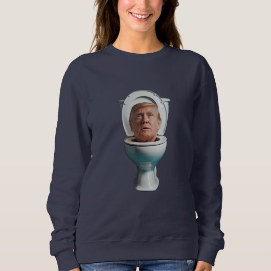 Trump Toilet Sweatshirt スウェットシャツ (正面)