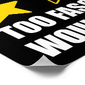 Trump - Too Fascisty Would Not Recommend ポスター (角)