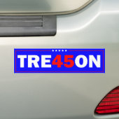 Trump Tre45onバンパーステッカー バンパーステッカー (車上)