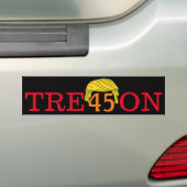 Trump Treason Bumper Sticker バンパーステッカー (車上)