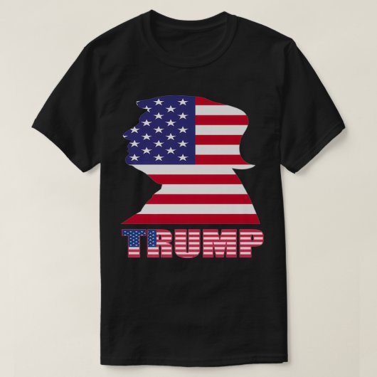 TRUMP USA AMERICAプレミアム Tシャツ (デザイン正面)