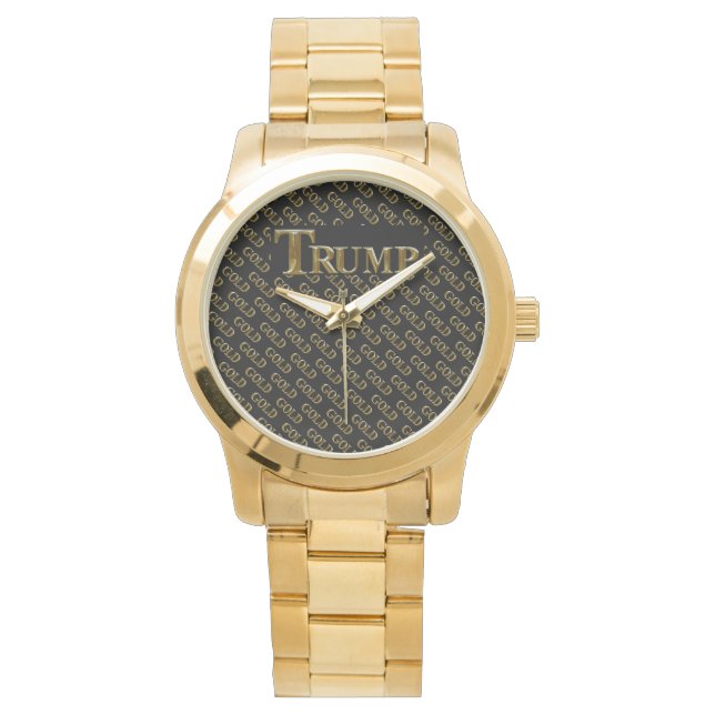 TRUMP USA  GOLD  腕時計 (正面)