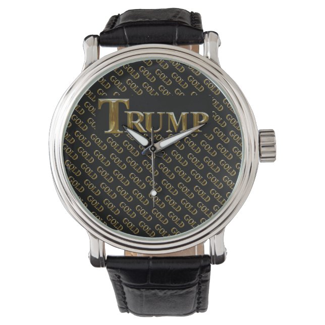 TRUMP USA  GOLD  腕時計 (正面)