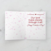 Trump Valentine's Day Card | Snowman Trump USA 250 カード (内部)