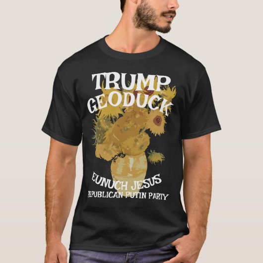 Trump Van Gogh Jesus Republican Pee Party Tシャツ (正面)