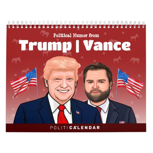 TRUMP VANCE ポリティカル・ユーモア カレンダー (カバー)