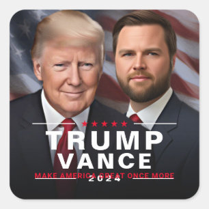 Trump Vance 2024のVPキャンペーン スクエアシール