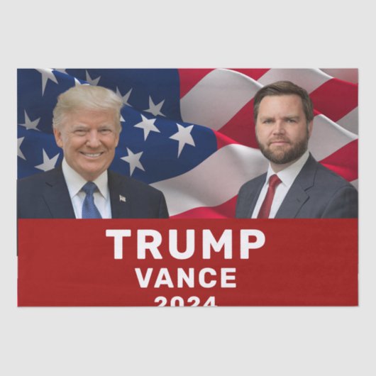 Trump Vance 2024  薄葉紙 (正面)