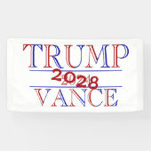 Trump Vance 2024 - 2028? 横断幕 (横)
