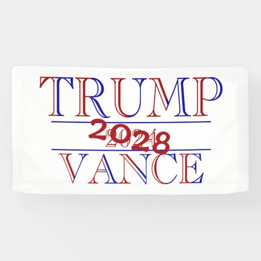 Trump Vance 2024 - 2028? 横断幕 (横)