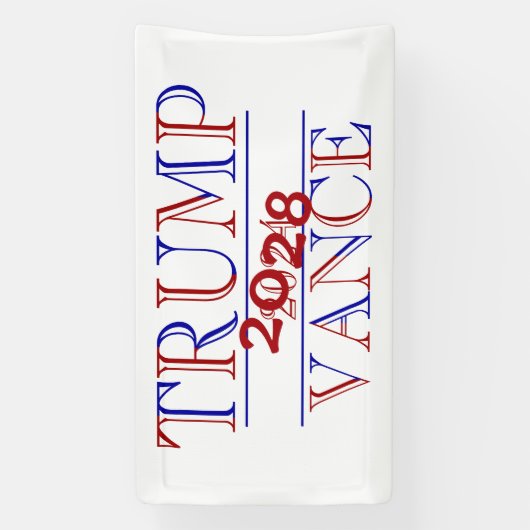 Trump Vance 2024 - 2028? 横断幕 (縦)