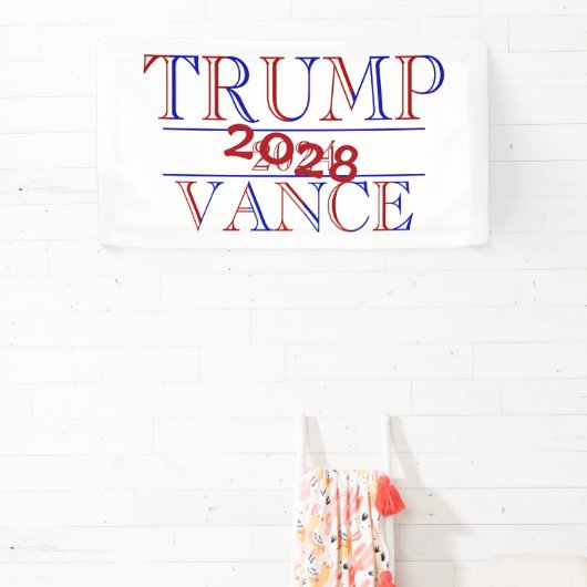 Trump Vance 2024 - 2028? 横断幕 (インサイチュ)