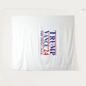 Trump Vance 2024 "Take America Back" Tapestry タペストリー (正面(横))