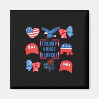 Trump Vance Kennedy Coquette Bow Vote Presidential マグネット