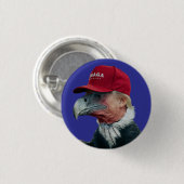 Trump Vulture Button 缶バッジ (正面&裏面)