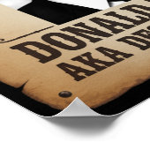 Trump Wanted Poster ポスター (角)