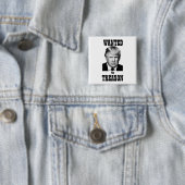 Trump Wanted Poster Treason 缶バッジ (インサイチュ)