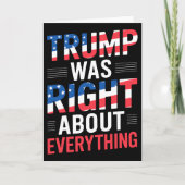Trump Was Right About Everything  カード (正面)