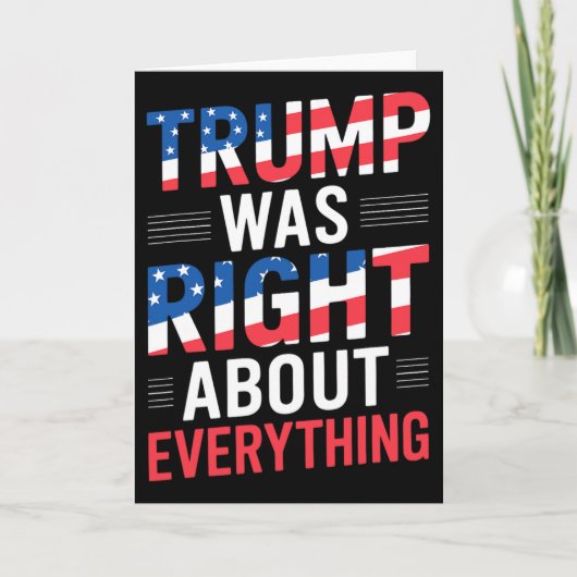 Trump Was Right About Everything  カード (正面)