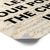 Trump We the People Checks and Balances Protest ポスター (角)