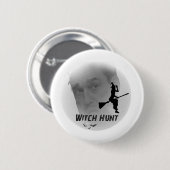 Trump Witch-hunt Buttonロバートのミューラー大統領 缶バッジ (正面&裏面)