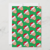 Trump with Santa Hat - Make Christmas Great Again カード (裏面)