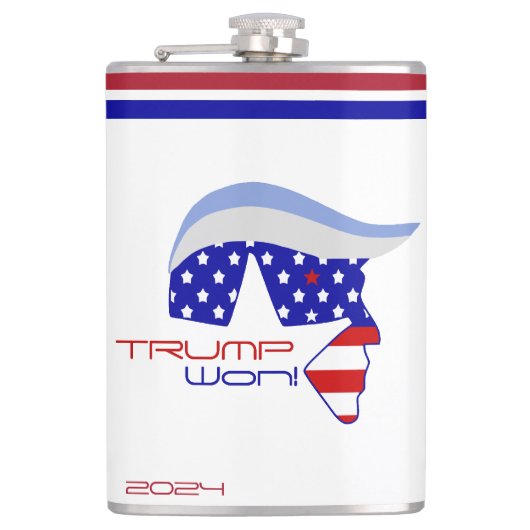 Trump Won 2024 フラスク (正面)