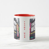 TRUMP WON IN EVERY STATE   MUG マグカップ (中央)