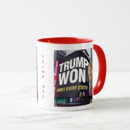 TRUMP WON IN EVERY STATE   MUG マグカップ