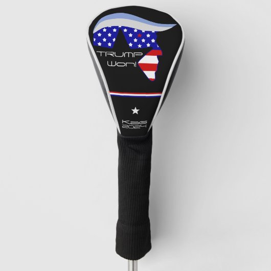 Trump Won! KAG2024 Golf Head Cover ゴルフヘッドカバー (正面)
