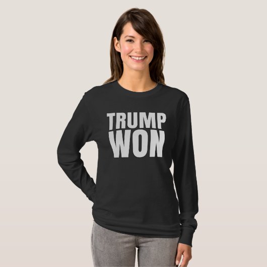 Trump Won Tシャツ (正面フル)