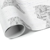 TRUMP Word Cloud ラッピングペーパー (ロールコーナー)