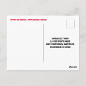 Trump Word Salad ポストカード (裏面)