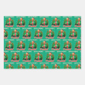 Trump Xmas Gift Wrap | Santa's Favorite President ラッピングペーパーシート (正面2)