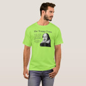 Trump Years, Shakespeare,ライム Tシャツ (正面フル)