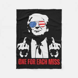 Trump You Missed Again Funny Trump Won Trump 2025  フリースブランケット