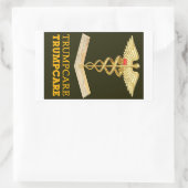 TrumpCare- – ワンハット 長方形シール (バッグ)