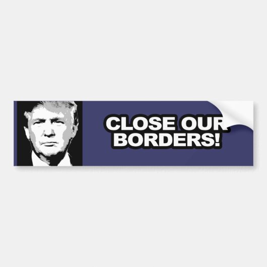 Trumpersticker – 閉じる縁ど-.png バンパーステッカー (正面)