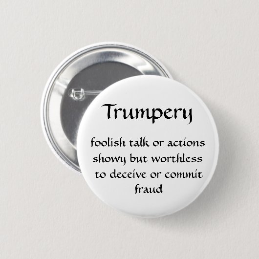 Trumpery 缶バッジ (正面&裏面)