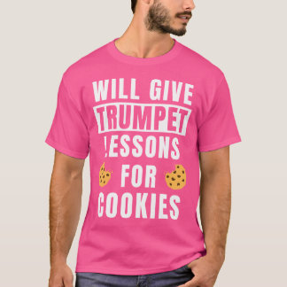 Trumpet先生レッスンCookies Trumpeter Funn Tシャツ