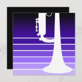 trumpet :パープルフェード 招待状 (正面/裏面)