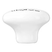 Trumpet Design Personalised セラミックノブ (側面)